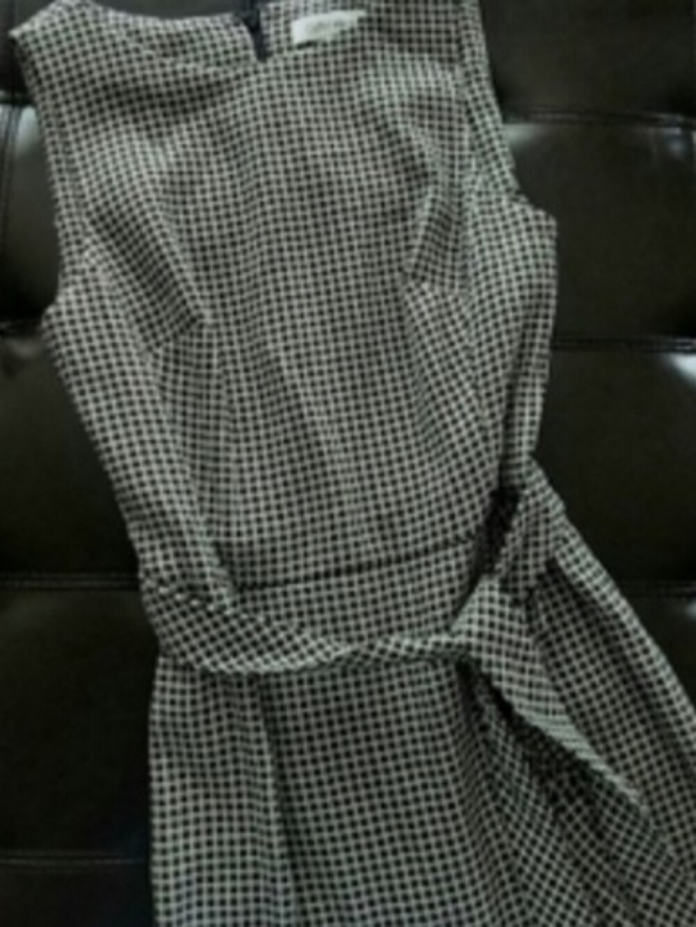 ❗Calvin Klein Black White Asymmetrical Sleeveless Dress 2❗